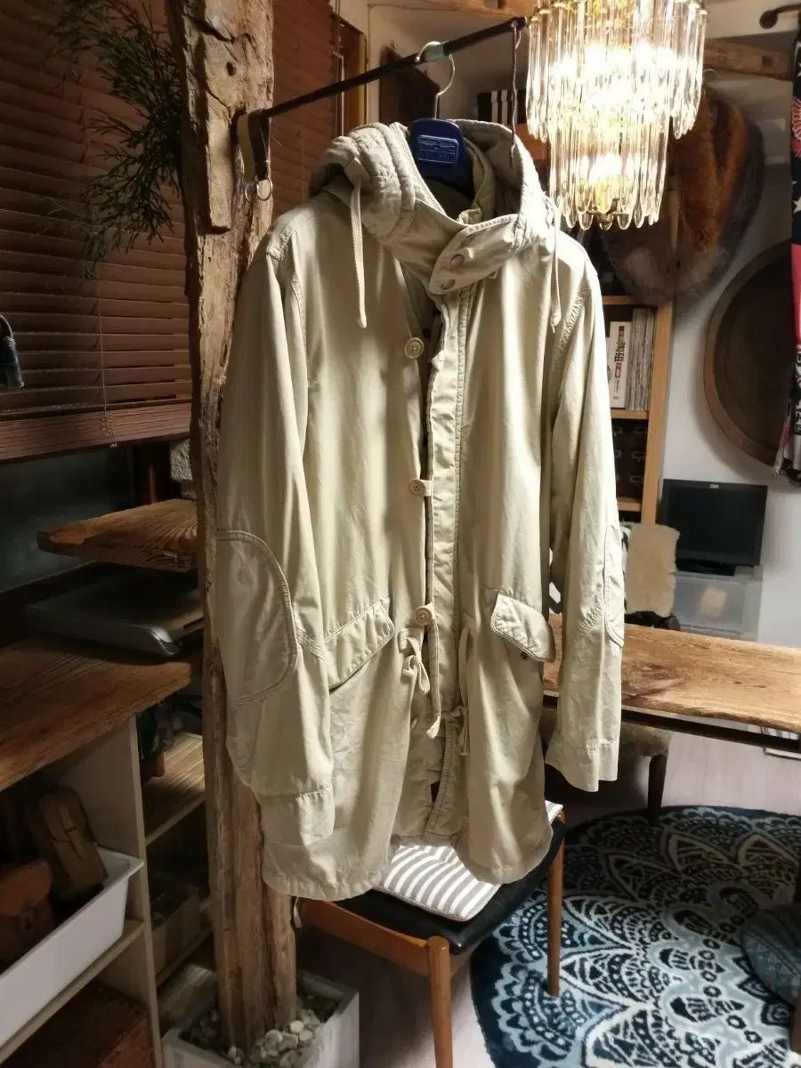 Polo ポロディーン ラルフ ローレン フード付きナイトコート L