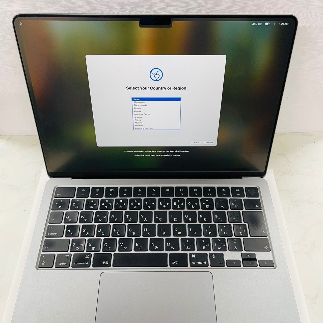 Apple MacBook Air 13 M2 8GB 256GB スペースグレイ MLXW3J|A