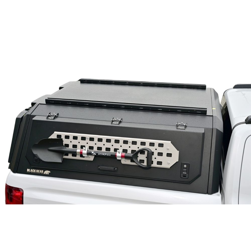 武装的ビジュアル キャノピー トライトン LC2T R6 2- CAN003 アルミ合金 レール付 LED3WAYハイマウントランプ装備