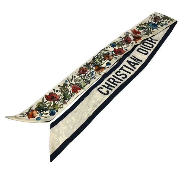 ディオール Dior ミッツァスカーフ フラワー 花柄 ブランド小物 スカーフ レディース