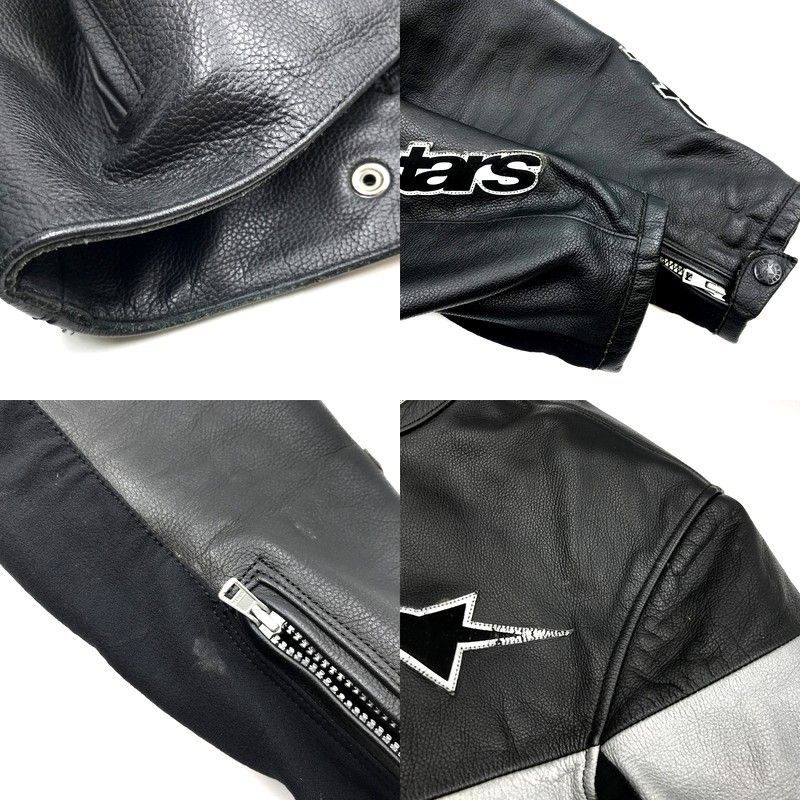 alpinestars アルパインスターズ レザーライダースジャケット ブラック