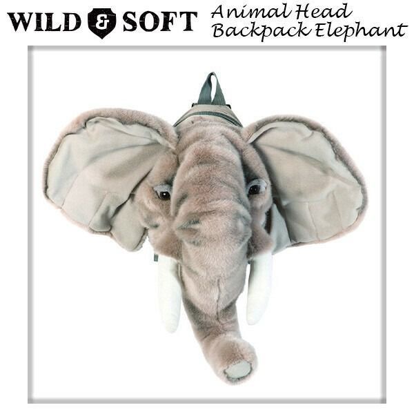 アニマル ヘッド バックパック エレファント WILD SOFT アメリカン雑貨