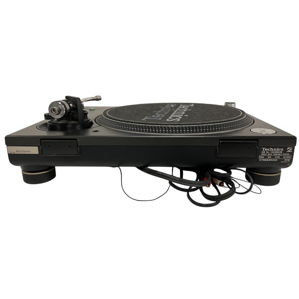 Technics ターンテーブル SL-1200MK3D テクニクス 音響機材 Technics ターンテーブル SL-1200MK3D テクニクス 音響機材