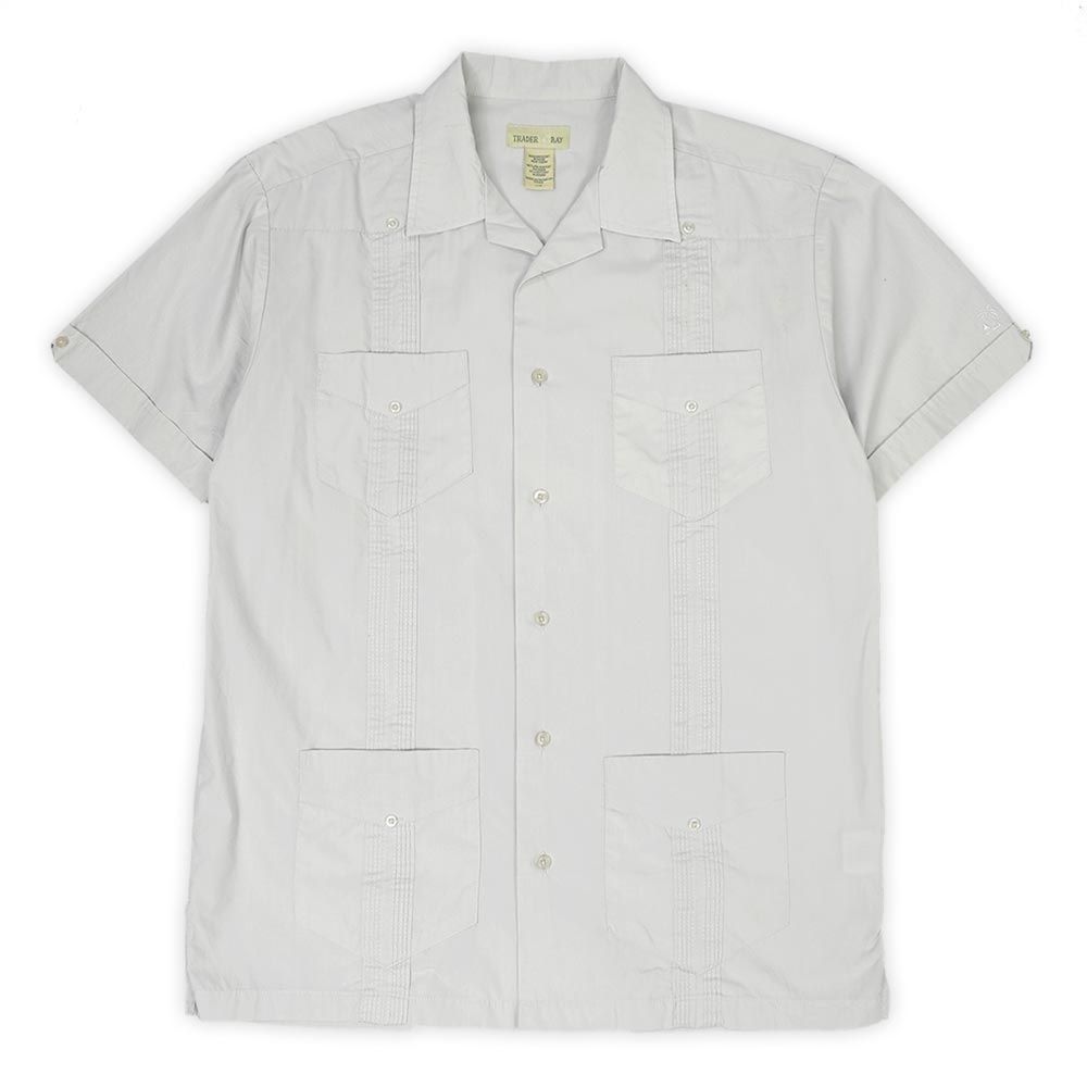 HB772 【キューバシャツ】 TRADER BAY シャツ トレーダーベイ TRADER BAY 00s 2000年代 S/S キューバシャツ
