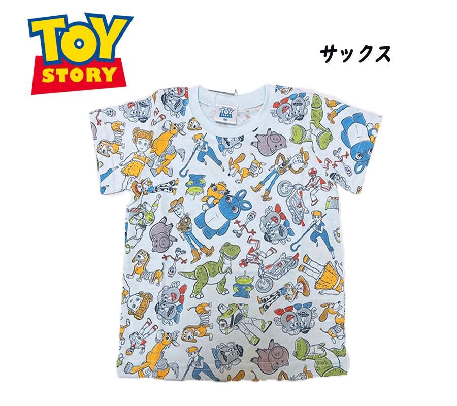 Disney ディズニー・ピクサー トイ・ストーリー 総柄半袖 T