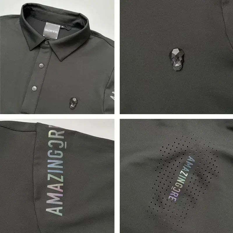 プレミアムな AMAZINGCRE アメージングクリー メンズ ゴルフウェア Tシャツ 2COLOR 夏のセール！