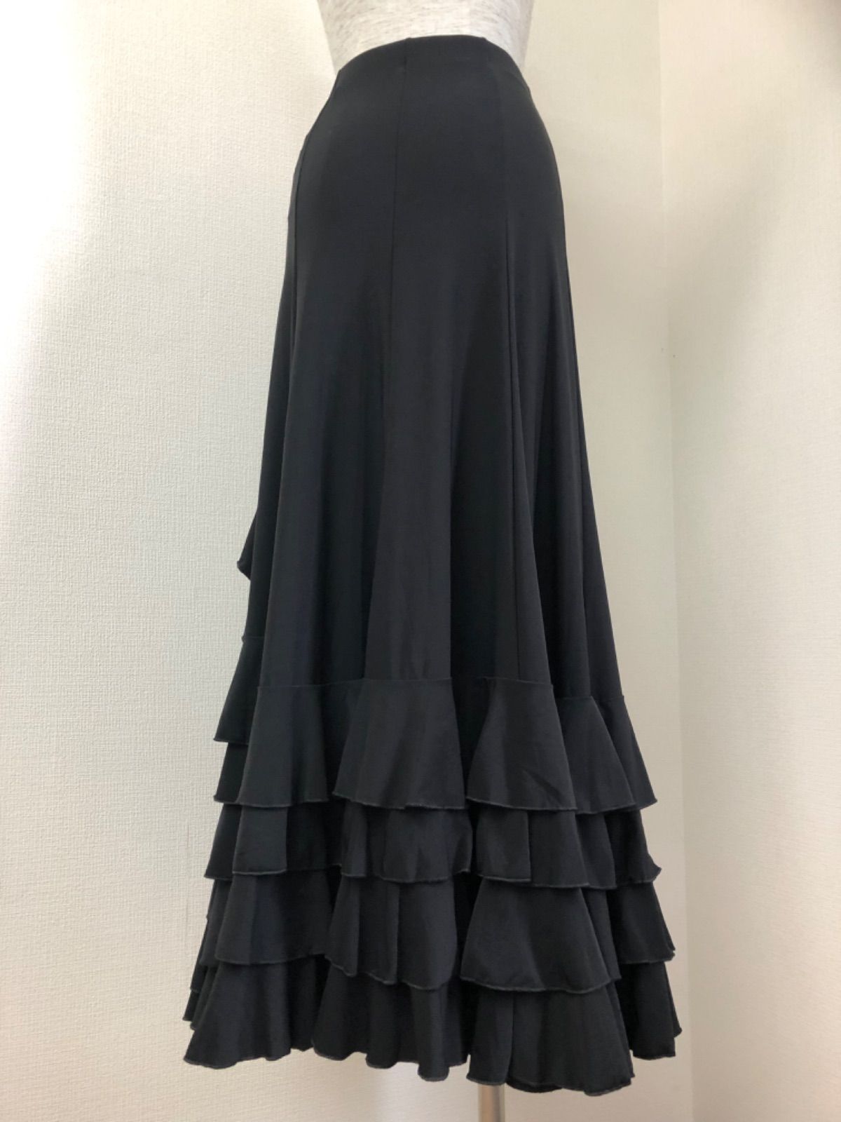 新品》フラメンコ ファルダ 社交ダンス ロングスカート 衣装