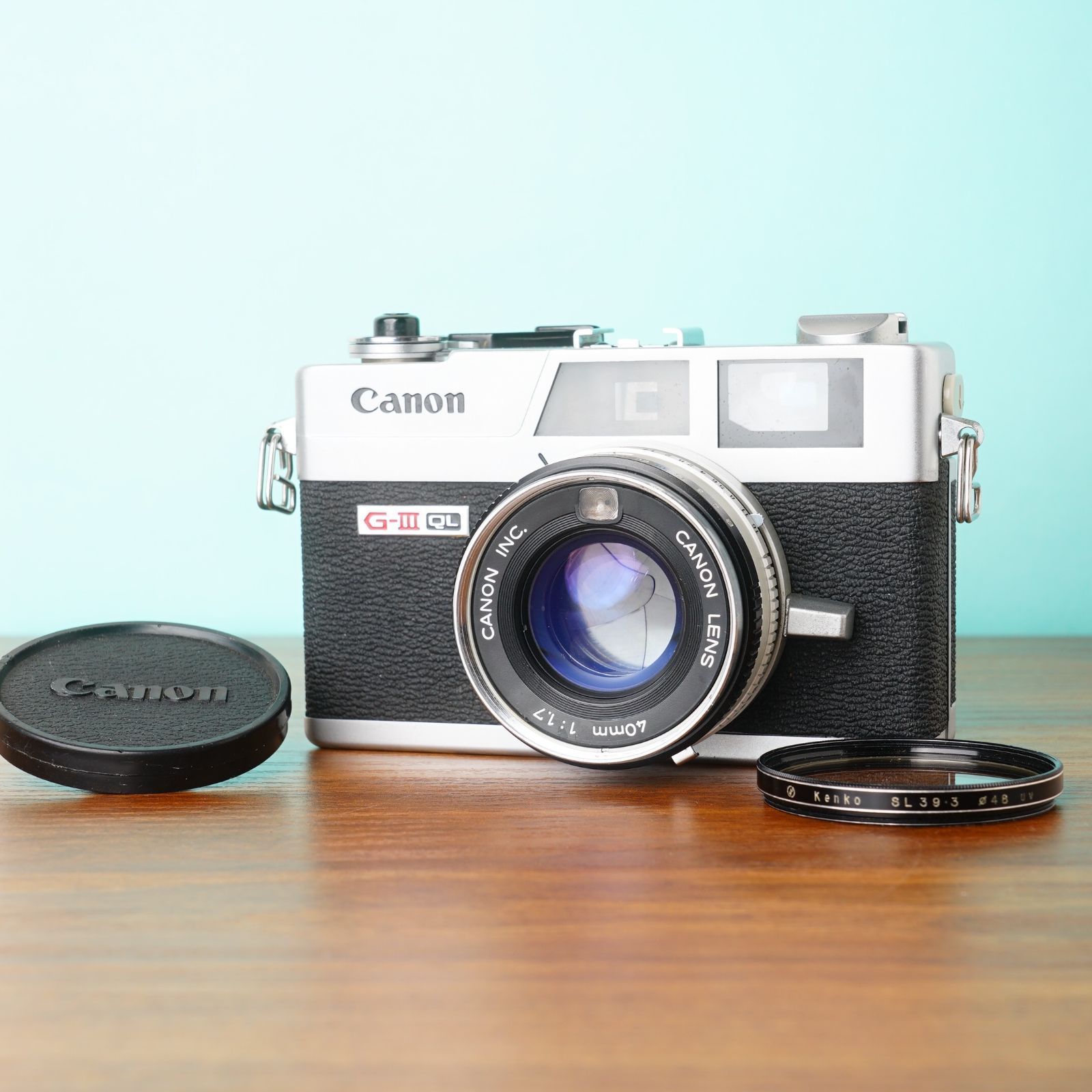 動作 済◎Canon ニューキャノネットQL17 G-III フィルムカメラ4