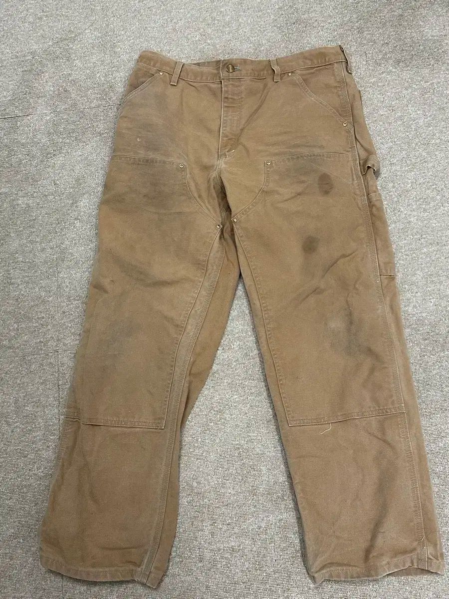 90s Carhartt カーハート ダブルニー 36 30 実際は 34