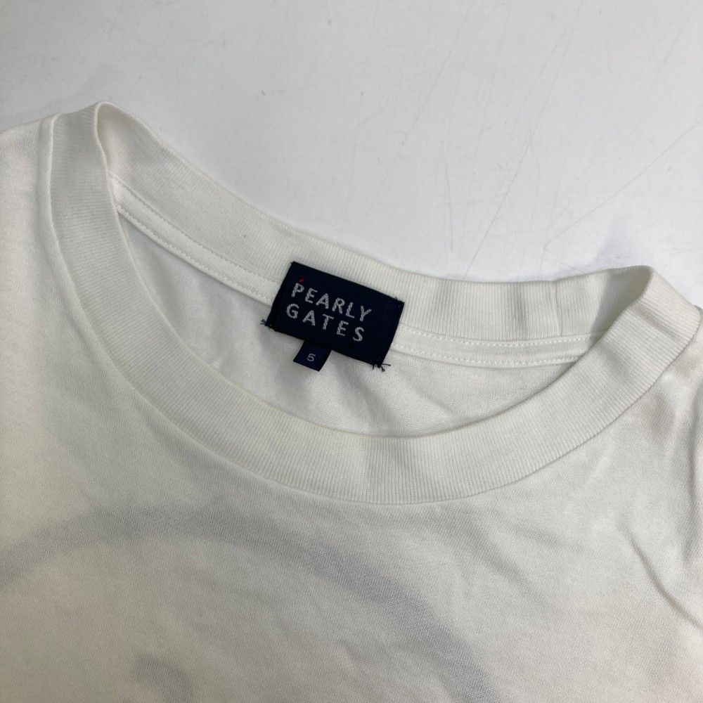 サイズ：5 PEARLY GATES パーリーゲイツ 半袖Tシャツ プリント