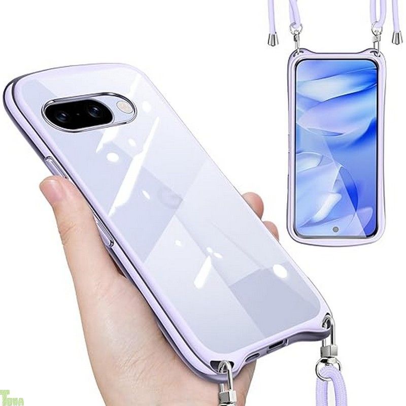 SALE，限定セール Google Pixel 9a 用 ケース クリア ショルダー ストラップ付き Pixel 9a 用 カバー 透明 肩掛け 縄掛け 斜めかけ TPU 耐衝撃 全面保護 薄型 韓国 可愛い グーグル ピクセル9a 用 スマホケース （スター その他