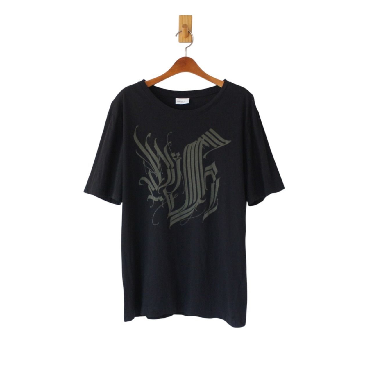 DRIES VAN NOTEN ドリスヴァンノッテン Tシャツ トルコ製 黒 M DRIES VAN NOTEN ドリスヴァンノッテン Tシャツ トルコ製 黒 M