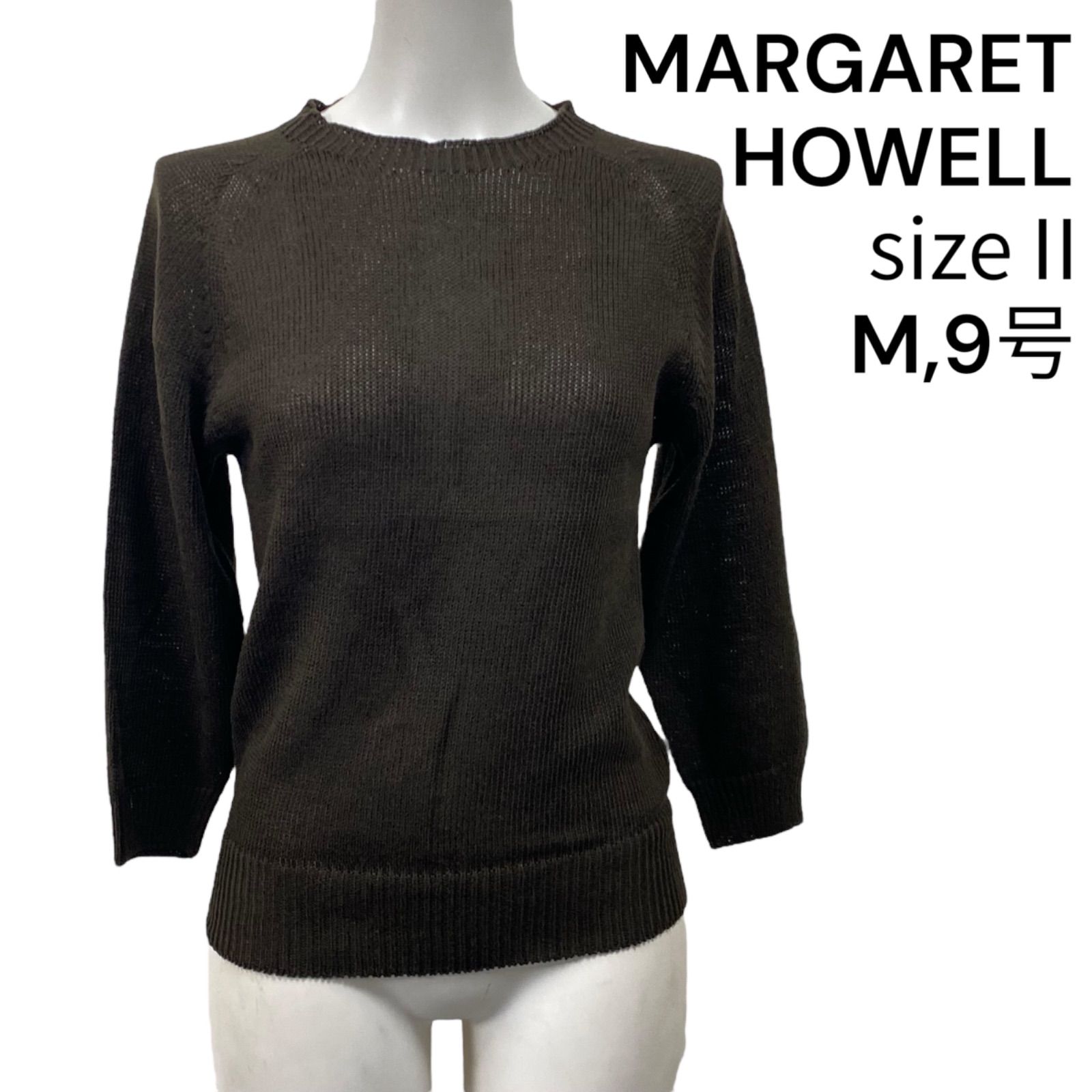 MARGARET HOWELL　長袖ニット MARGARET HOWELL - 美品 MARGARET HOWELL MEN マーガレット