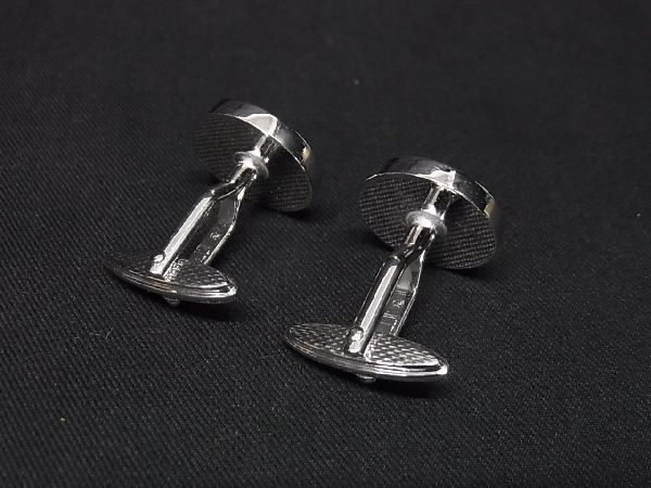 ■極美品■ dunhill ダンヒル SV925×サファイア カフスリンクス カフス ネクタイピン アクセサリー 2点セット シルバー系 AH6823NZ