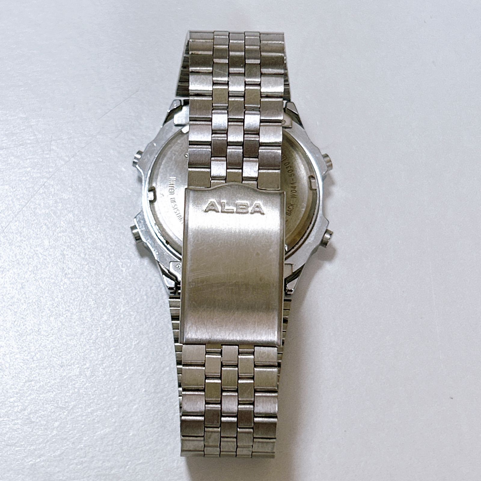 SEIKO セイコー ALBA アルバ アラーム クロノグラフ 腕時計 