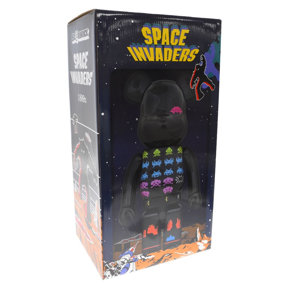 MEDICOM TOY (メディコムトイ) BE@RBRICK×SPACE INVADERS 1000% ベアブリック スペースインベイダー  フィギュア 人形 ブラック