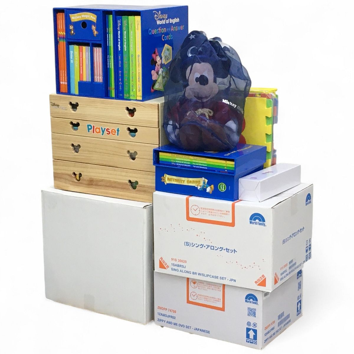 良好 DWE ディズニー英語システム ディズニー ワールドファミリー セット MTDSGAQL 2025 N10504699