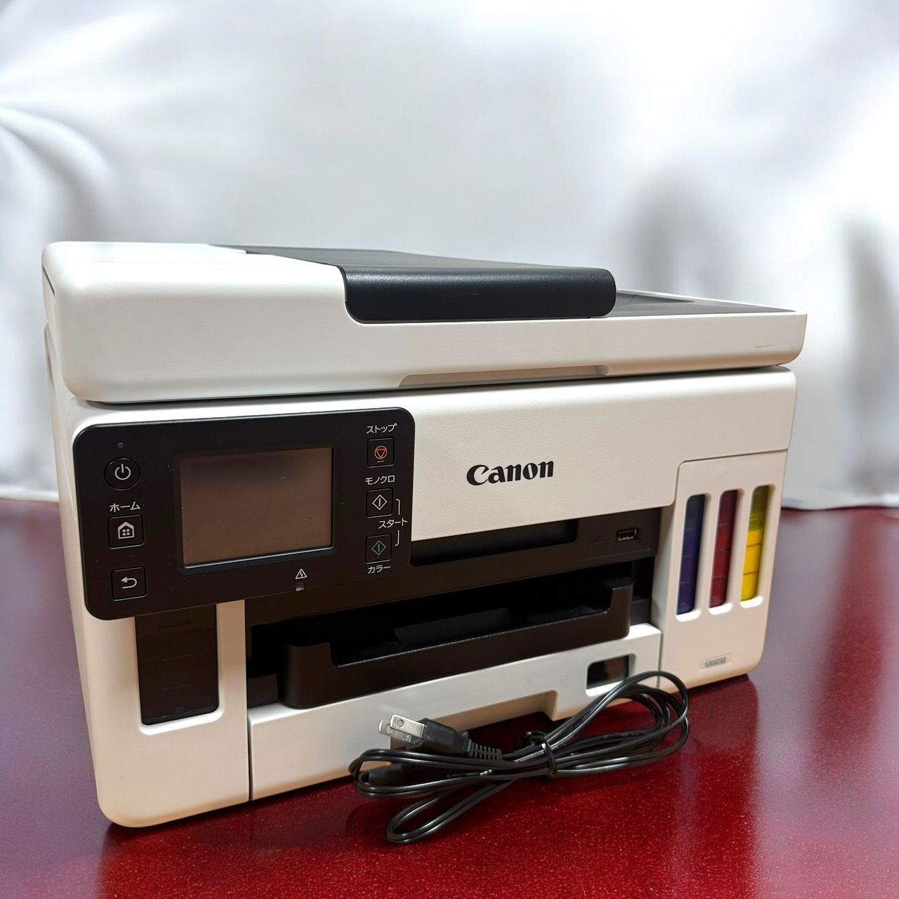 送料無料 Canon キヤノン GX6030 ホワイト ギガタンク プリンター A4インクジェット複合機 特大容量 GXシリーズ