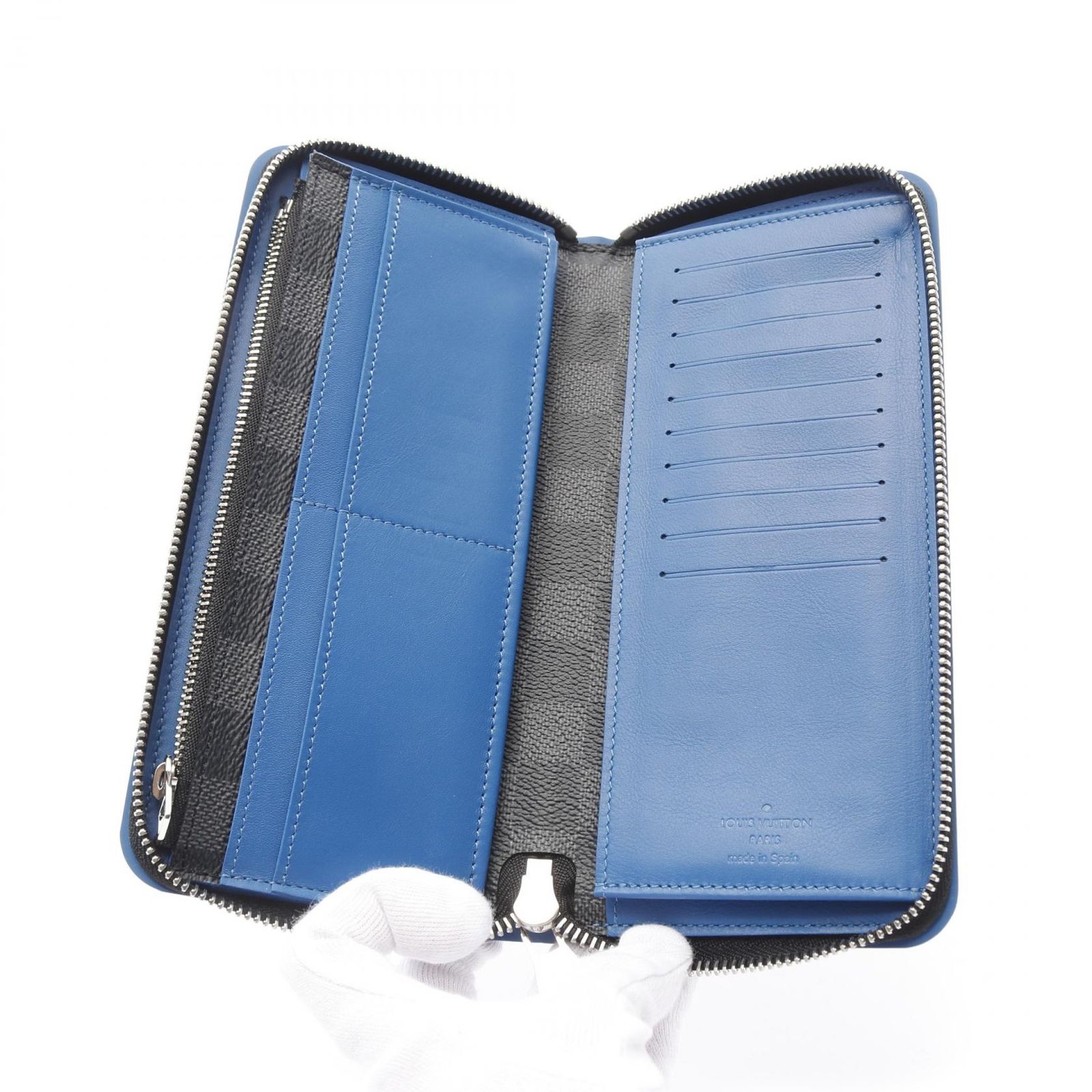 ルイヴィトン ダミエ グラフィット 長財布 ヴェルティカル N63095