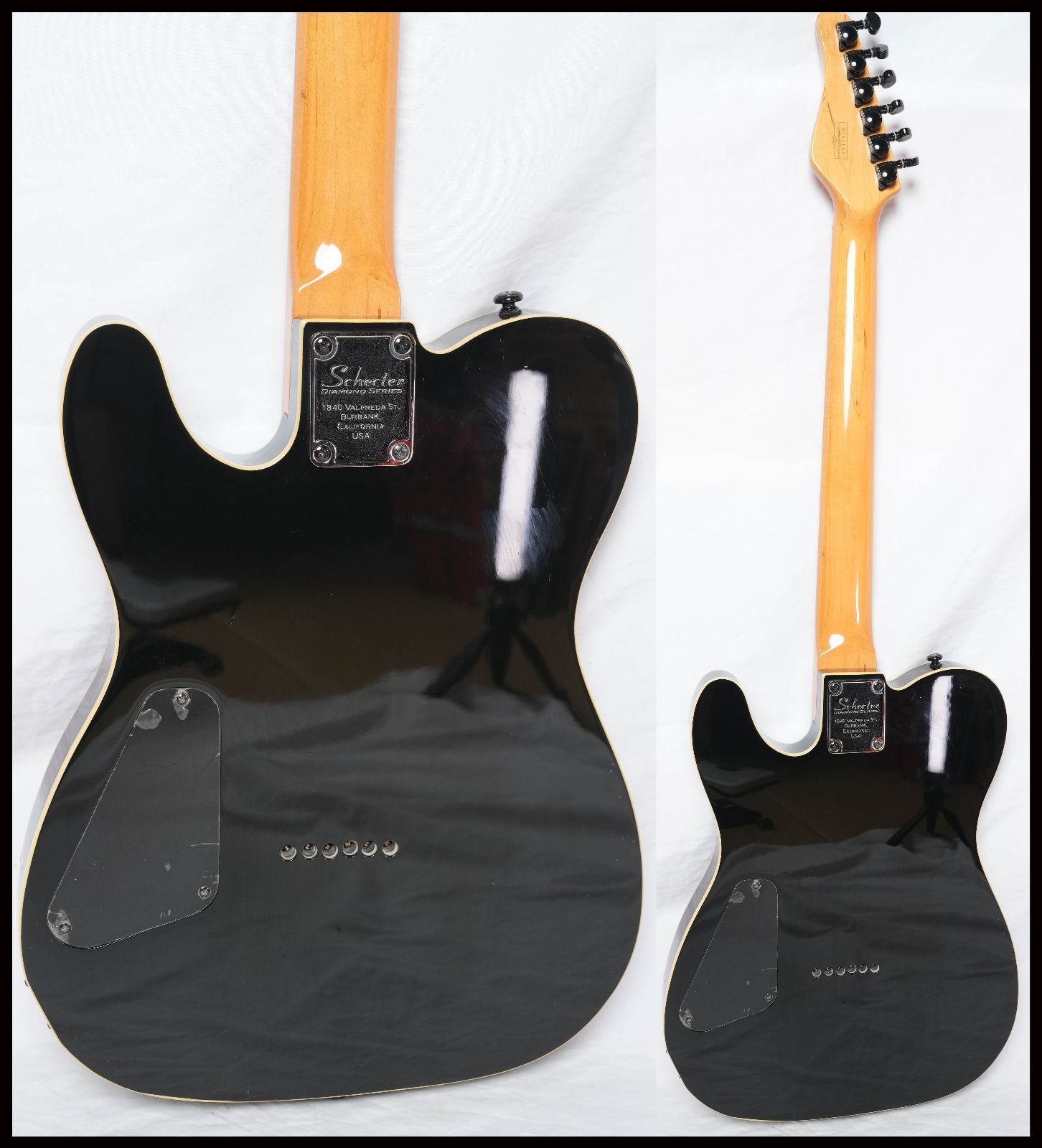 ☆SCHECTER☆Diamond series PT-M BLACK TELECASTER 2Hテレキャスター