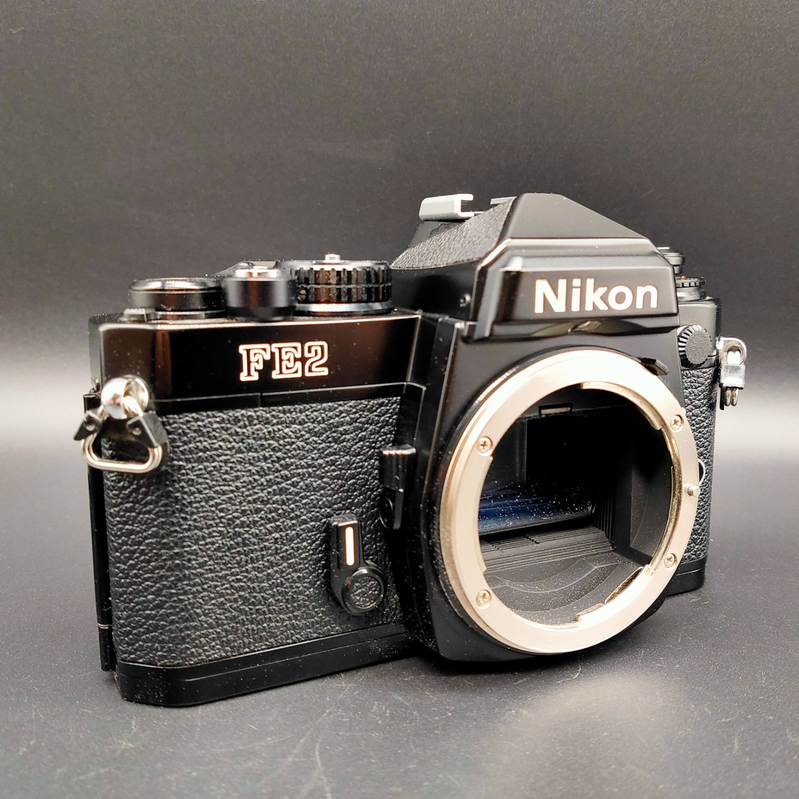 ニコン Nikon FE2 箱付き 35mm フィルム カメラ ブラック 露出計 ...