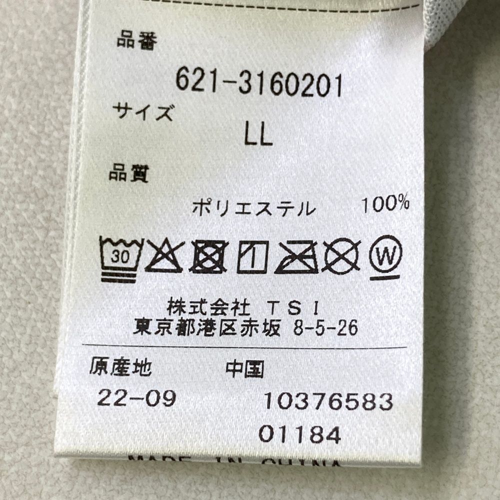 サイズ：LL PING ピン 半袖ポロシャツ 総柄 グレー系