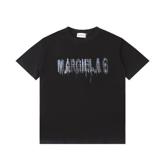 Maison Margiela メゾン マルジェラ MM6 新作 フルイド レタープリント カップル ラウンドネック 半袖Tシャツ 男女兼用 -  メルカリ