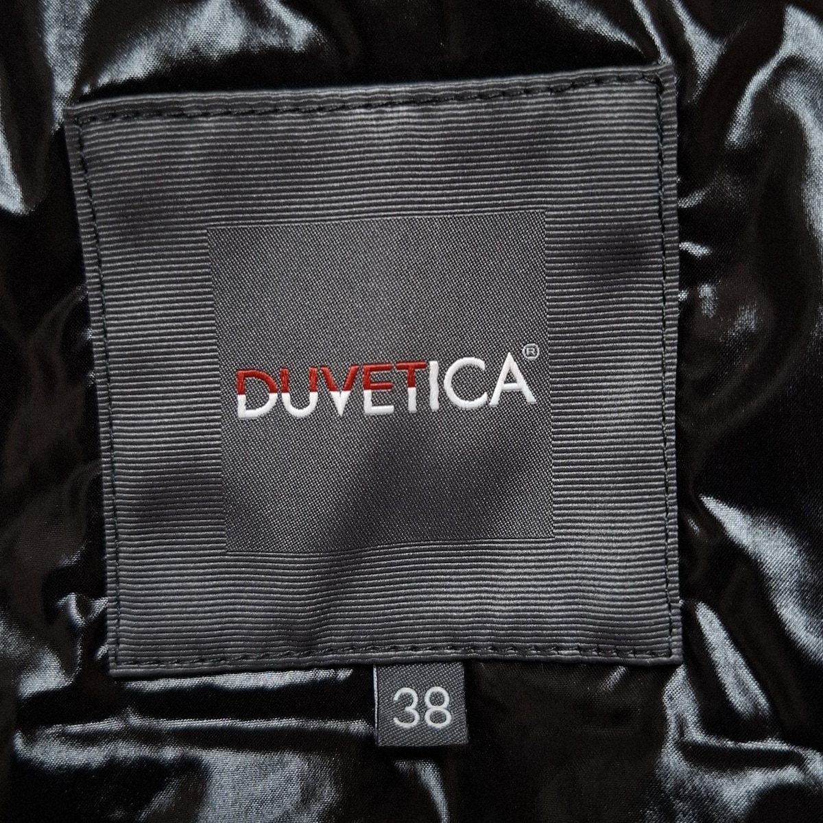 DUVETICA デュベティカ ダウンベスト サイズ38 S レディース Goccia ゴッチャ 黒 ジップアップ ファー付属なし 春 秋 GULLKHAN_COM