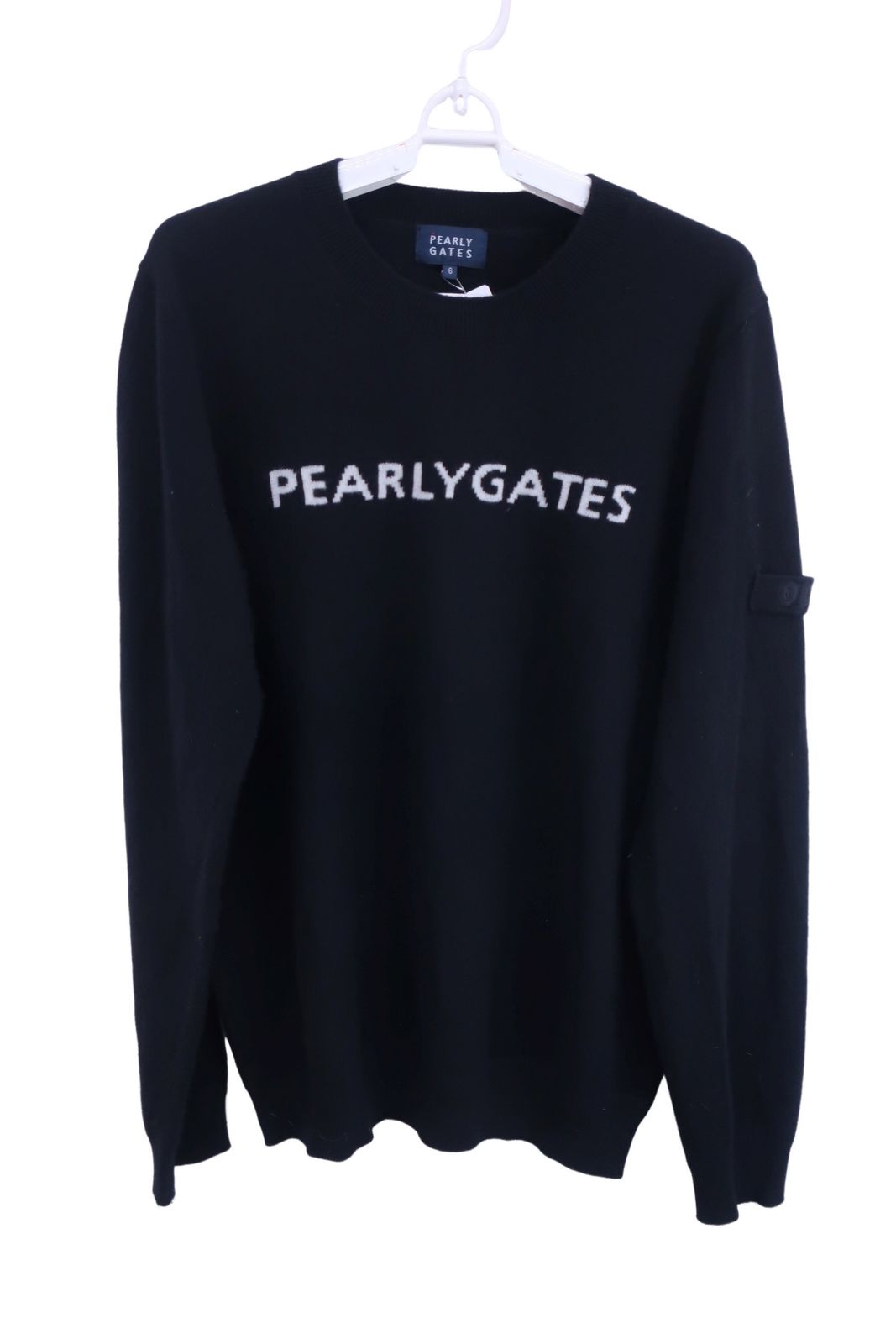 新品PEARLY GATES パーリーゲイツ セーター カシミヤ ゴルフウェア PEARLY GATES(パーリーゲイツ) カシミヤセーター 黒 メンズ 6 053