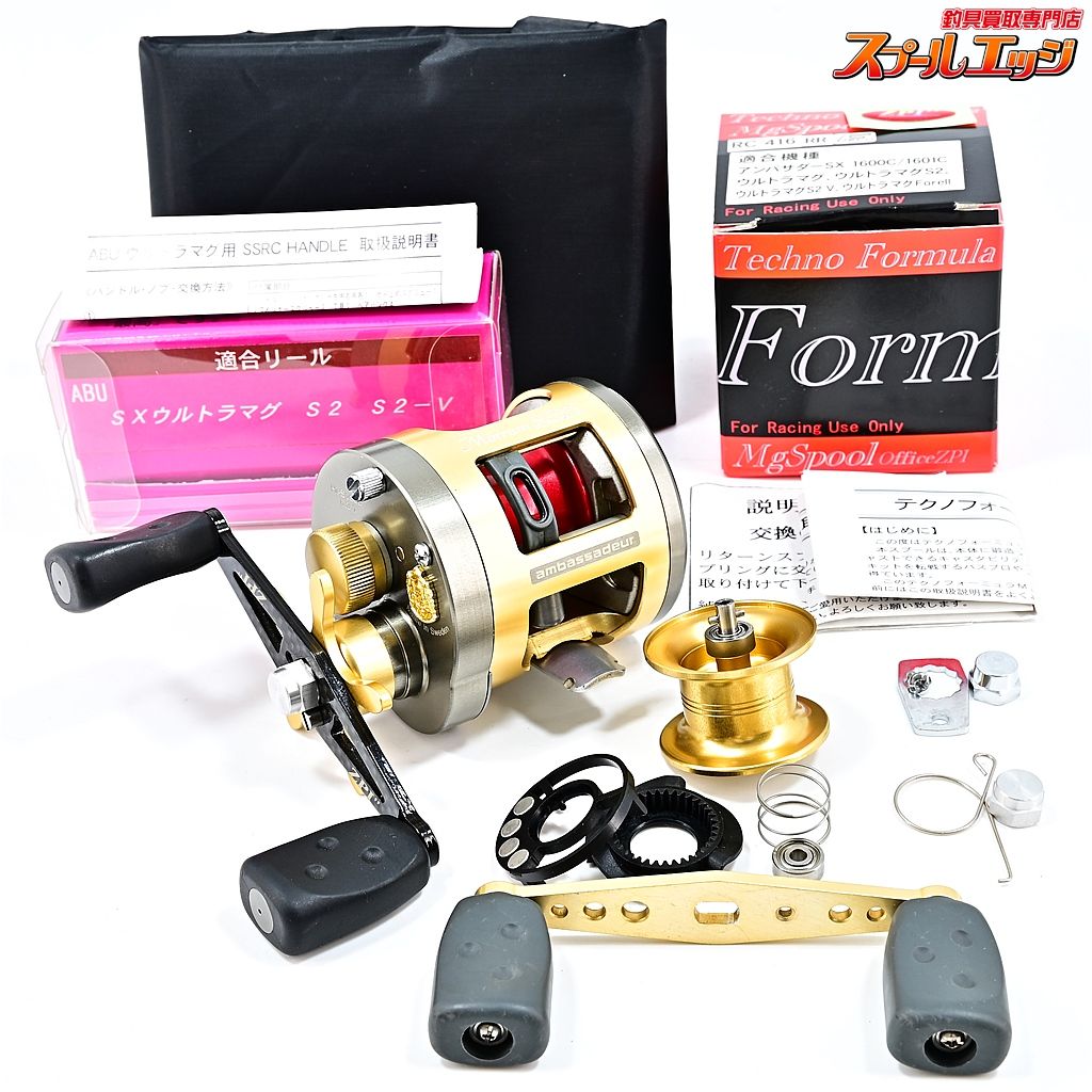 アブガルシア アンバサダー モラム SX1600C改 ウルトラマグS2 FN.130014|19 ZPIテクノフォーミュラスプール m40465