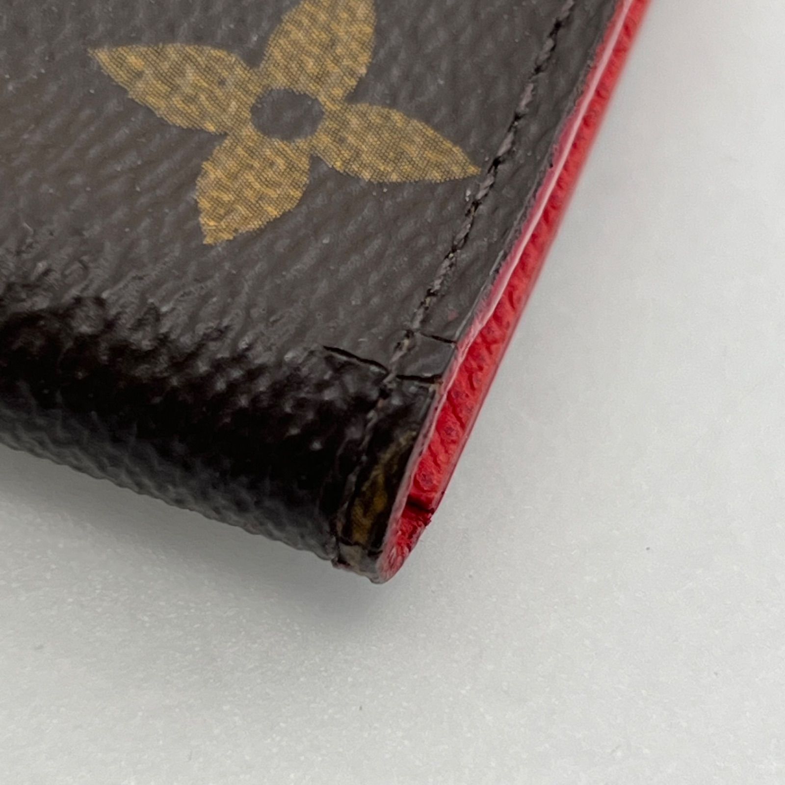 LOUIS VUITTON ルイヴィトン iPhone 7／8／SE レッド／赤色 手帳型