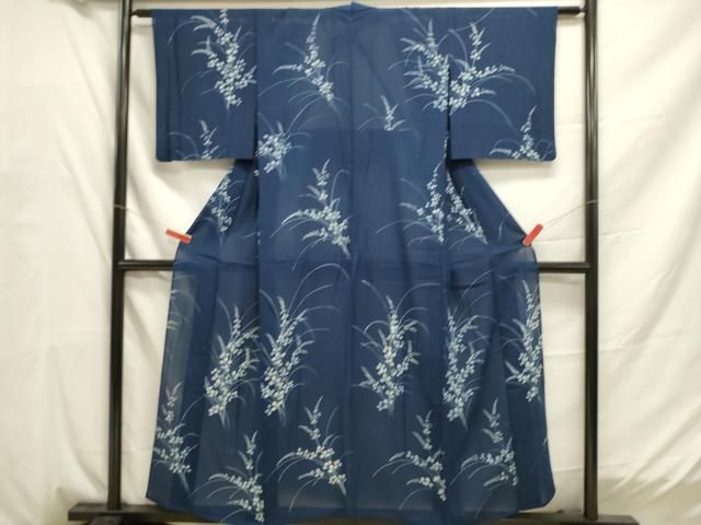 平和屋着物○訪問着 紬地 縞 正絹 逸品 DAAV3474du