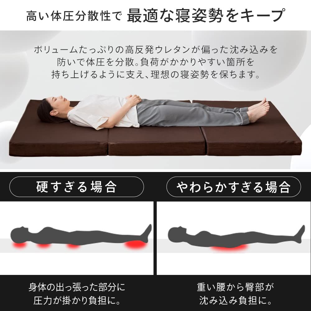 数量限定】アイリスプラザ 抗菌防臭 高反発ウレタンマットレス 厚さ  