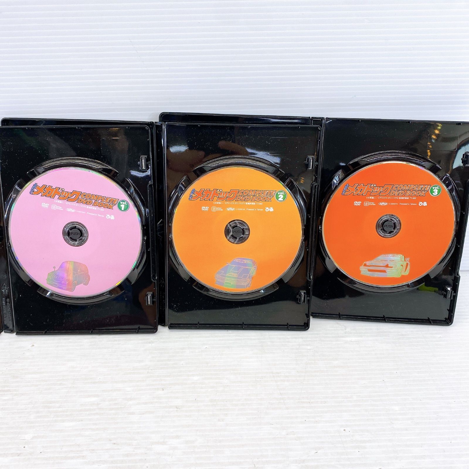 □ぴあ アニメ よろしくメカドック COMPLETE DVD BOOK vol.1-vol.3 DVD