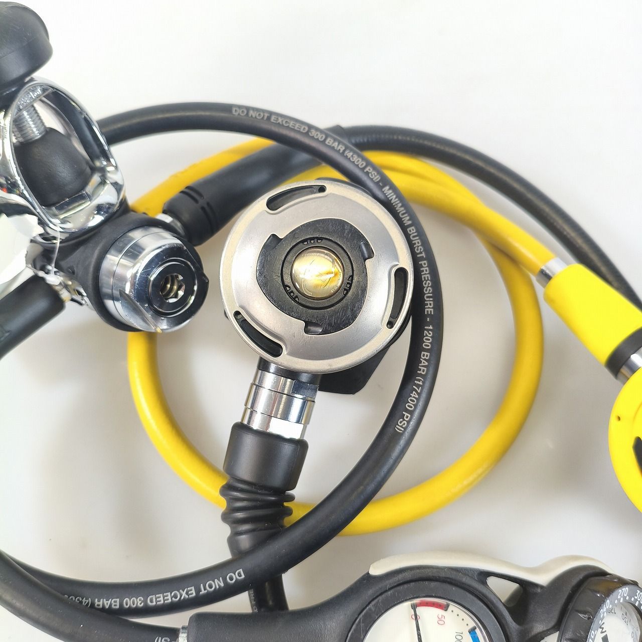 OH済 TUSA ツサ レギュレーター ファースト セカンド オクトパス ゲージセット REG-200322OT