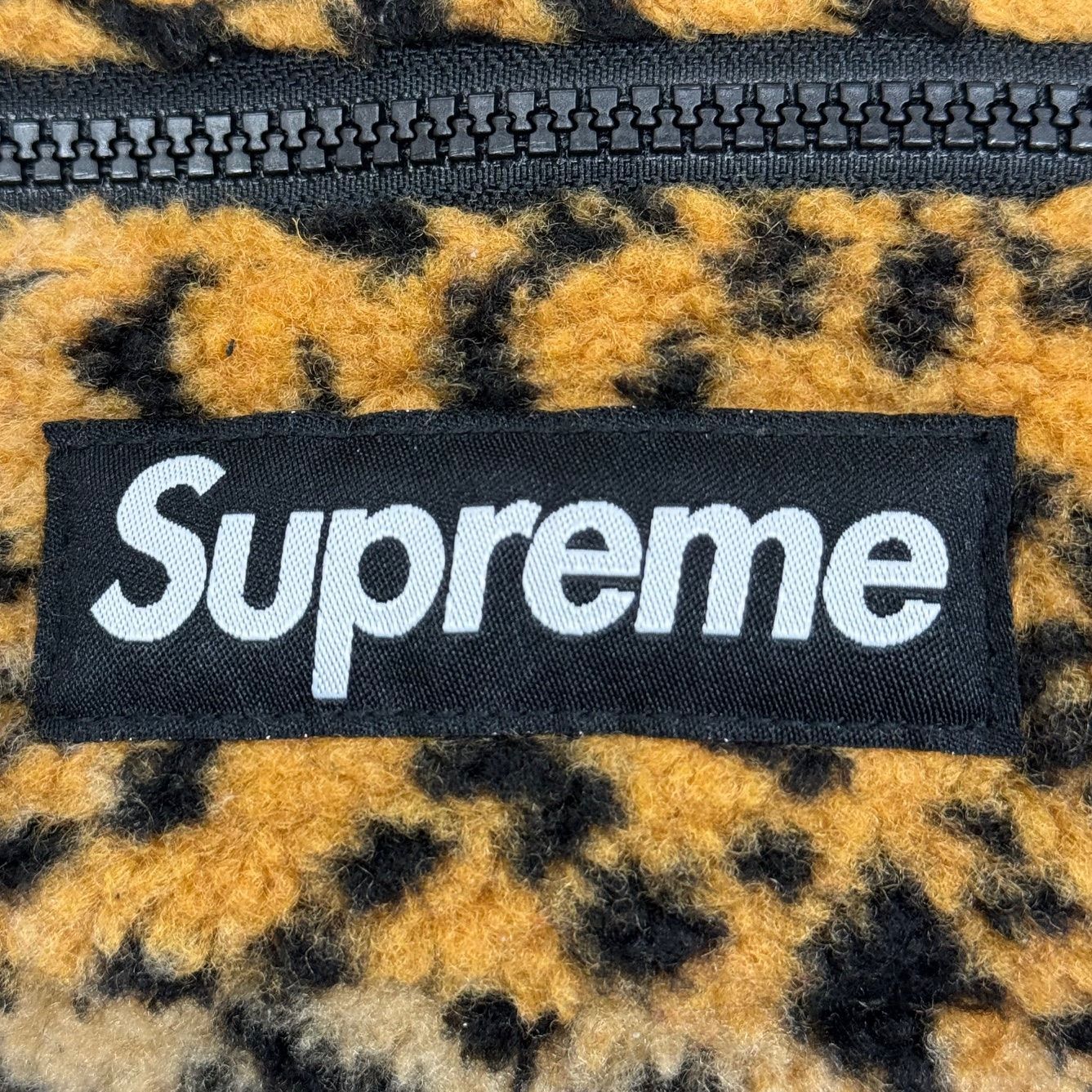 Supreme 17AW Leopard Fleece Waist Bag レオパード フリース ウエスト 