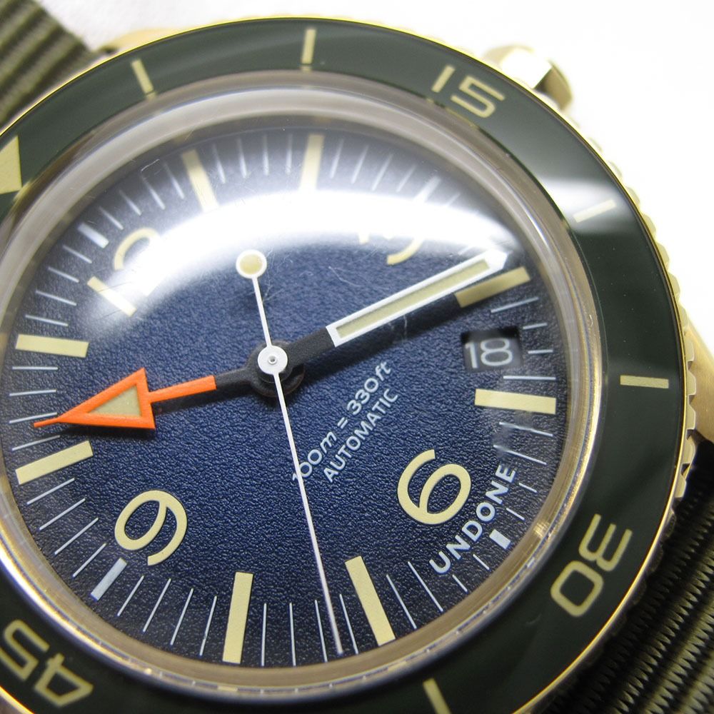 UNDONE / Basecamp ネイビー×ゴールド 美品 自動巻き