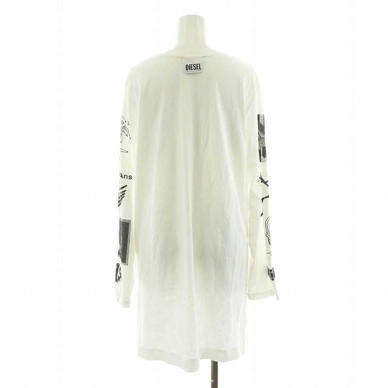 ディーゼル DIESEL Tシャツ ロンT カットソー 長袖 プリント