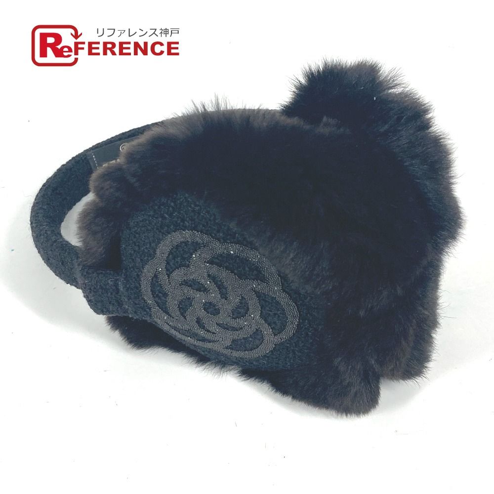 CHANEL シャネル イヤーマフ カメリア ストーン CC ココマーク ロゴ