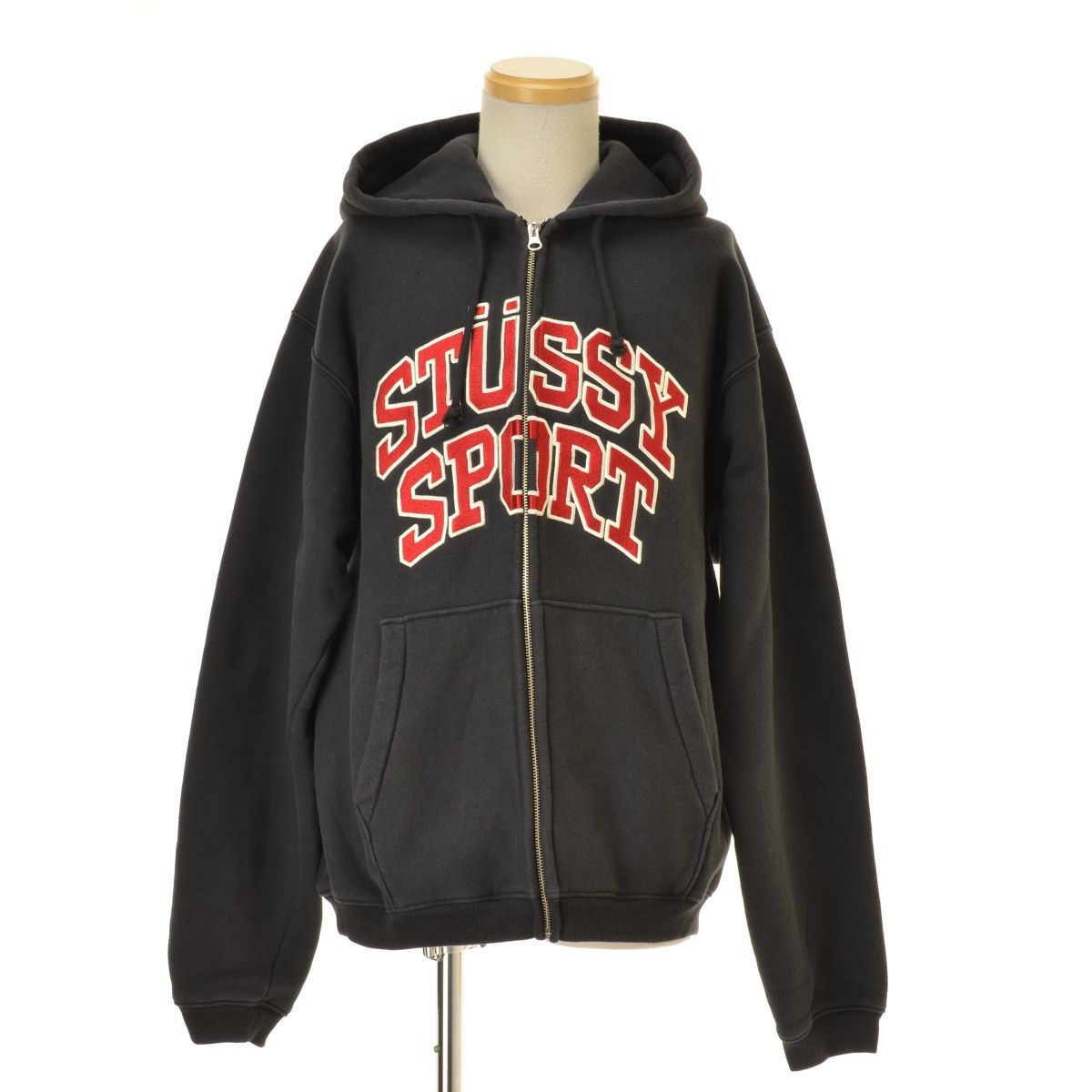 限定 Stussy ジップアップ スウェット パーカー バッファローソルジャース ステューシー STUSSY パーカー ジップアップ メンズ Double 限定