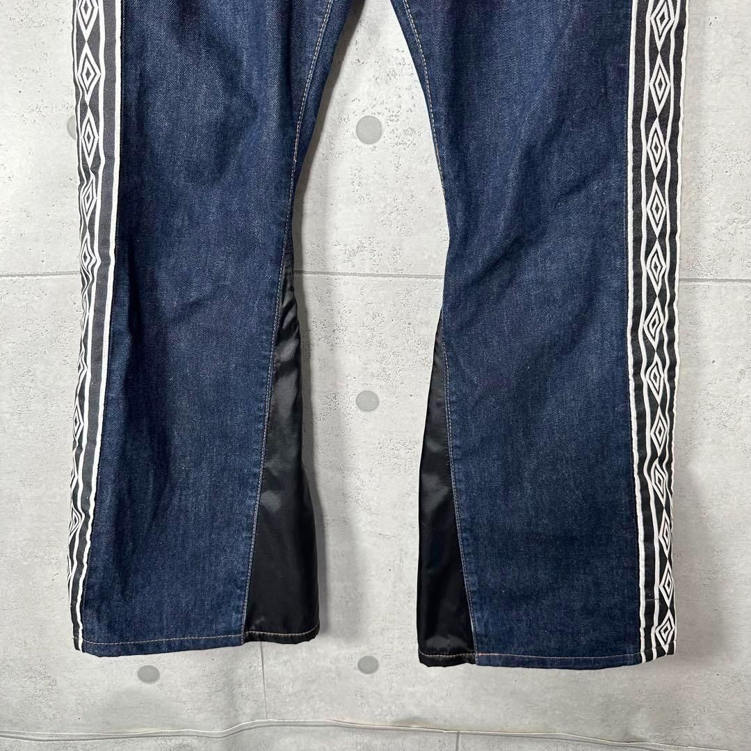 大人気リメイク》ラルフローレン アンブロ UMBRO ワイドフレアデニム  