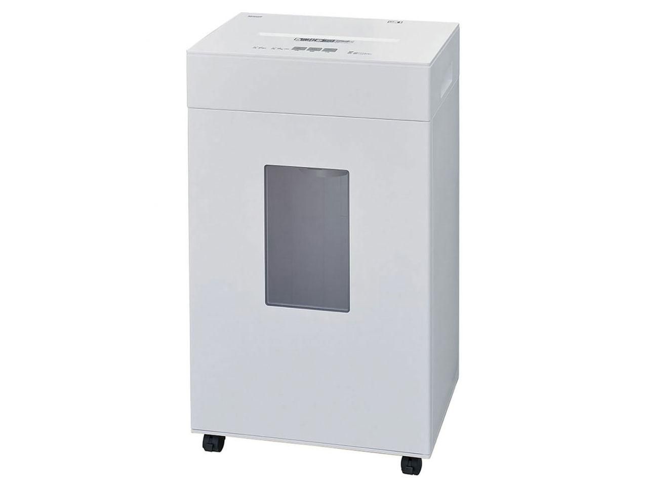 【新品・5営業日で発送】ナカバヤシ NSE-DLM01W 電動シュレッダー マイクロカット 最大幅:A4 11枚～50枚 21L～30L ホワイト