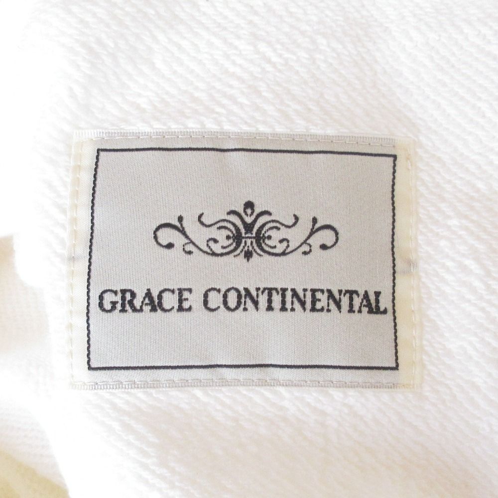 美品 24AW GRACE CONTINENTAL グレースコンチネンタル アニバーサリー フーディ パーカー 36 ホワイト レディース 古着 中古 中古】グレースコンチネンタル GRACE CONTINENTAL 24AW