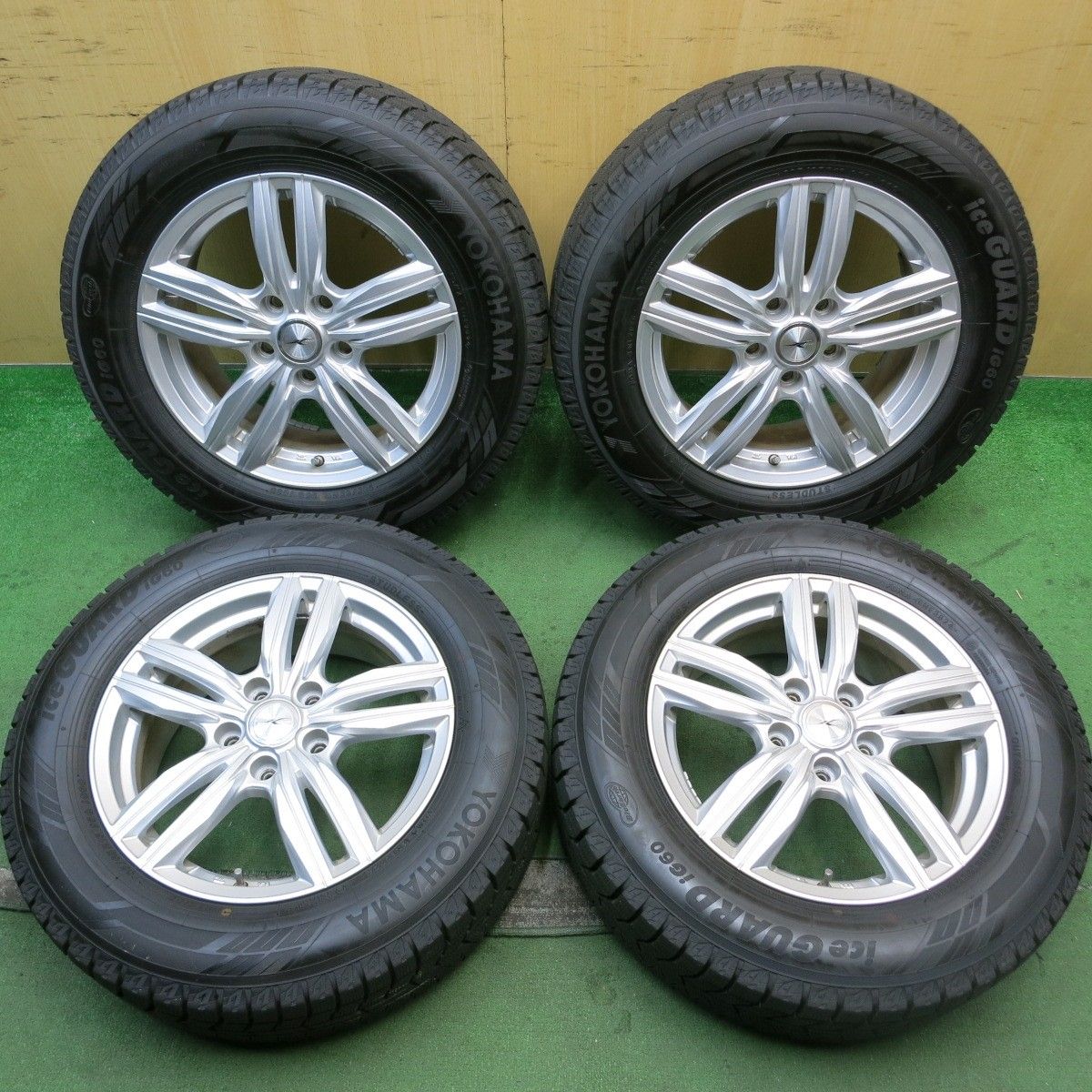 バリ溝 24年 キレイ 9.5分以上 スタッドレス 205 65R16 ヨコハマ アイスガード iG60 JOKER ジョーカー 16インチ PCD114.3 5H 5092006HAス