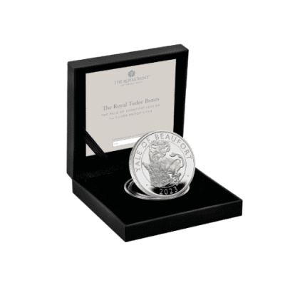 2023 2オンス ロイヤルチューダービーストボーフォートのエアレー 銀貨