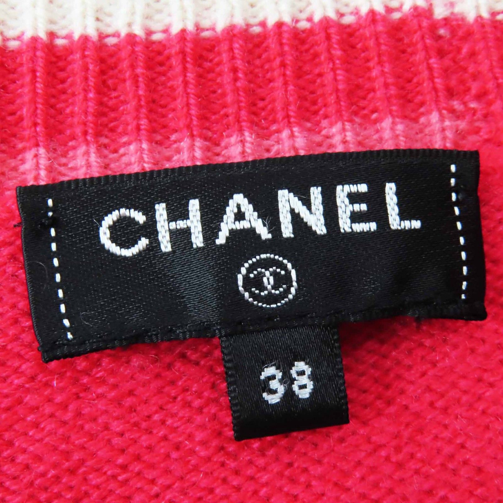 極美品◎CHANEL シャネル P60724 カシミヤ100％ ココマーク