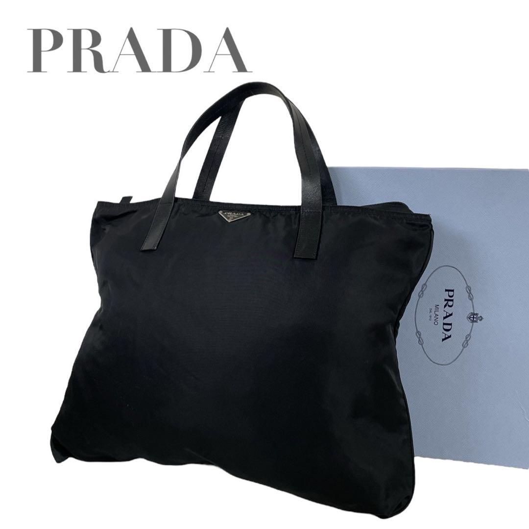 価格交渉/質問大歓迎♪】希少 プラダ トートバッグ 三角ロゴ ナイロン