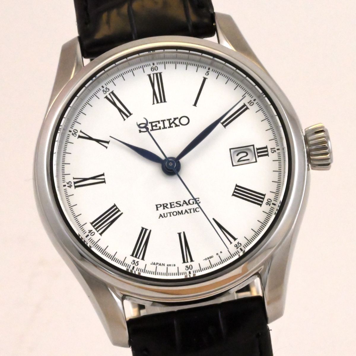 SEIKO 白文字盤 SEIKO - SEIKO 腕時計 シンプルデザイン 白文字盤 アラビア数字の通販