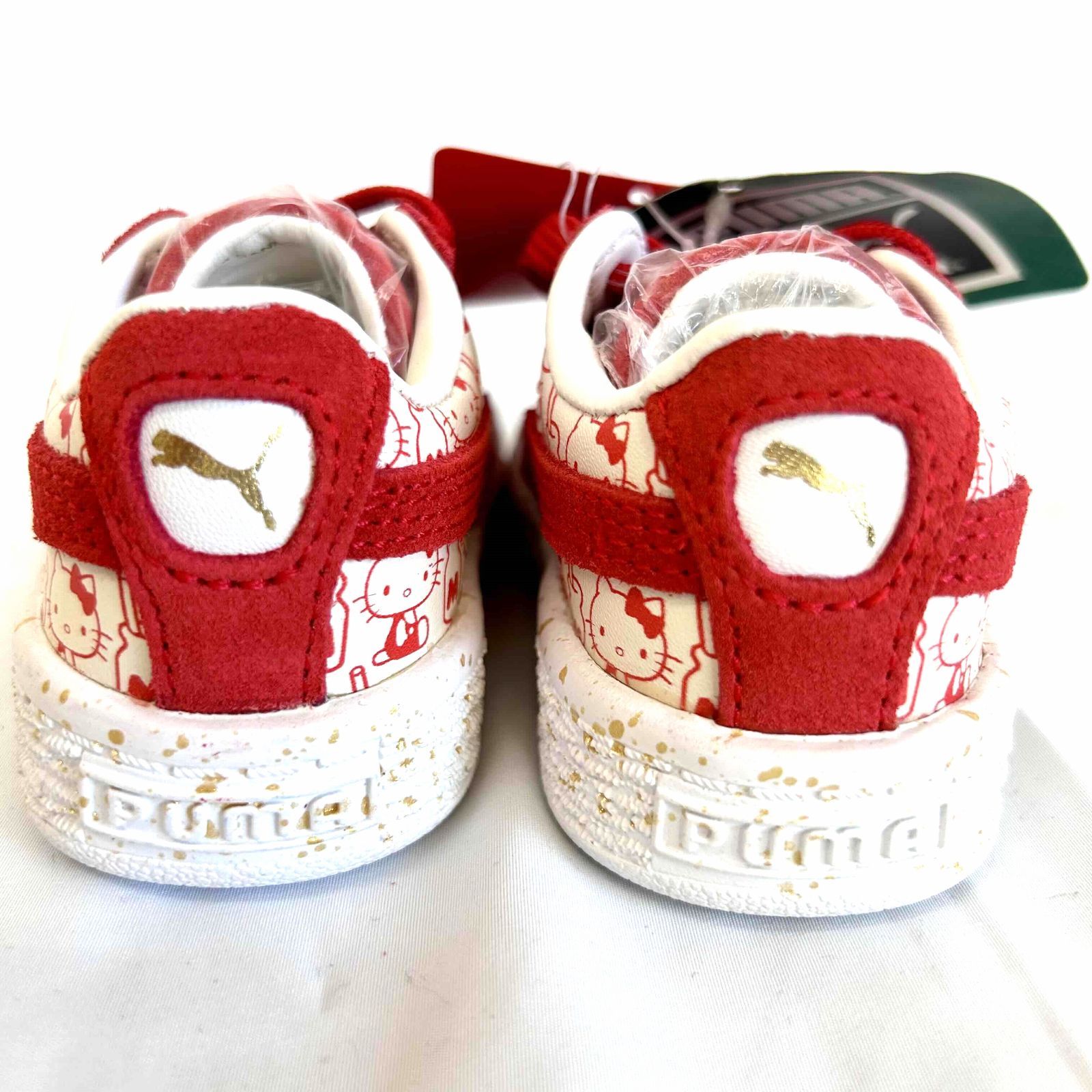 ☆タグ付き新品未使用☆PUMA ハローキティ SUEDE CLASSIC × HELLO KITTY 12cm 子供用 スニーカー サンリオ プーマ×ハローキティ  コラボスニーカー 限定品 外箱付き - メルカリ