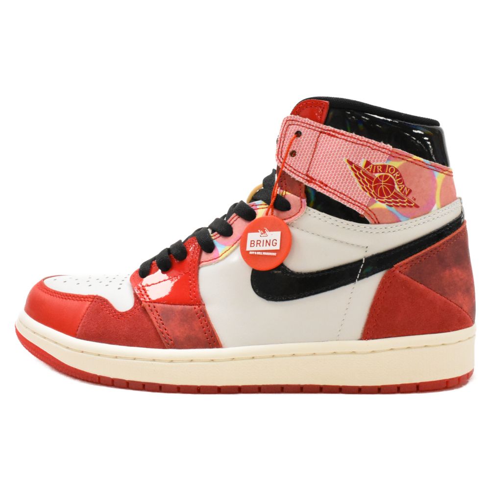 NIKE (ナイキ) AIR JORDAN 1 RETRO HIGH OG SPIDER-MAN エアジョーダン1 レトロハイ オリジナル  スパイダーマン ハイカットスニーカー US8.5/26.5cm DV1748-601 - メルカリ